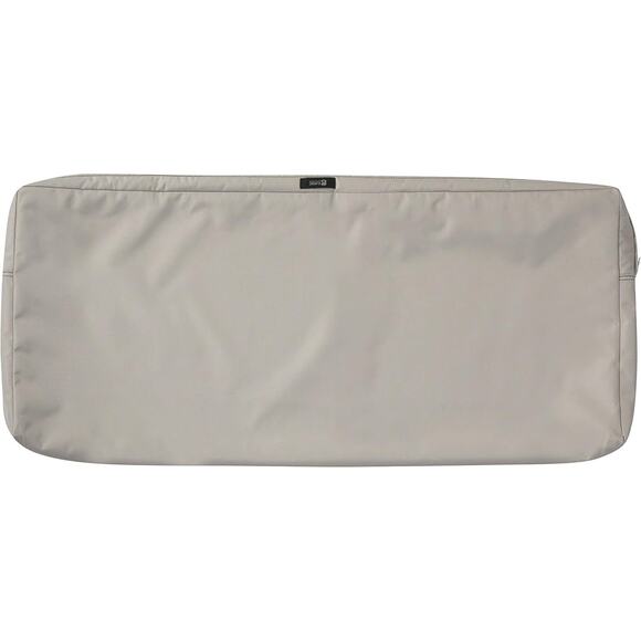 NWT Classic Accessories Ravenna Patio Bench/Settee Cushion Slip Cover,Mushroom - Picture 1 of 12